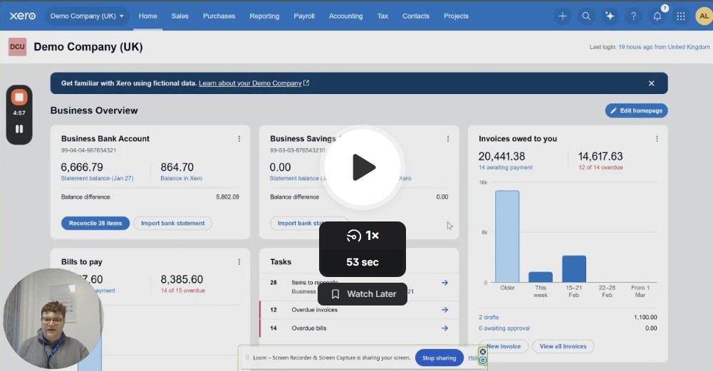 How to add a new bank account in Xero